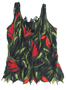 Top in nuno feltro di D. Binder